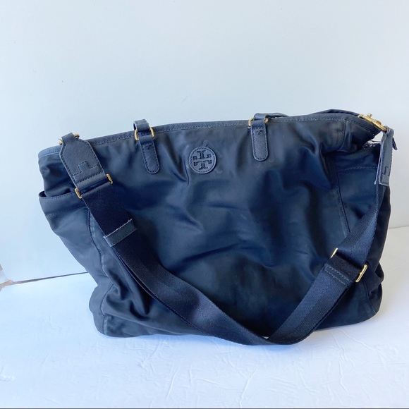 Tory Burch Handbags - Tory Burch scout nylon black diaper tote bag